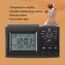 LiebeWH Islamischer Azan-Wecker, Azan-Uhr, Gebetsuhr, Muslimische Azan-Tisch-Gebetsuhr HA-3006, Schwarze Farbe, Digitaler Muslimischer Gebetsalarm, Athan Islam für