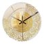 Baoblaze Islamische Kalligraphie-Wanduhr, Muslimische Digitaluhr Leise, Glänzend Poliertes Metall Wanddekor, Acryl Surah Ikhlas Wanduhr, Religious Wall Clock für Schlafzimmer Aufenthaltsraum, Gold