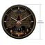 Al salama Azan-Uhr, Muslimische Gebetsuhr, Athan-Wanduhr, Digitale Azan-Uhr für Zuhause/Büro/Moschee (schwarz)