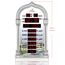 Al salama Azan Uhr, LED muslimische Gebetsuhr, Athan Wanduhr, Lesen Haus/Büro/Moschee Digital Azan Uhr Home Decor (Silber)