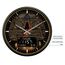 Al salama Azan-Uhr, Muslimische Gebetsuhr, Athan-Wanduhr, Digitale Azan-Uhr für Zuhause/Büro/Moschee (schwarz)