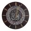 Micvtve Islamische Wanduhr aus Acryl, 30 cm, muslimische Heimwanduhr, Kalligraphie, Kunst, Innenwanduhr (Silber)