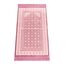 ihvan online, Soft Plüsch Lux Samt Muslim Gebetsteppich | Janamaz | Sajadah | Weicher islamischer Gebetsteppich | Islamische Geschenke | Gebets Teppichmatte, elegant, Farbe: Pink