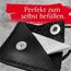 ZETTMANN® 2er Set Cevsen Leder Halskette Cevsen Muska Kette mit Knopf Cevsen Kolye Cevsen Anhänger Allah Kette für Muslim Herren und Frauen Prayer Chain Islam ideal als Geschenk in schwarz