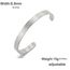 VASSAGO Islamische Geschenke Armband Ayatul Kursi für Frauen Männer Muslime Koran Allah Öffbar Bangles Ayatul Kursi Armband Arabische Kalligraphie Islam Schmuck Eid Geschenke, Taglia unica, Edelstahl