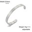 VASSAGO Islamische Geschenke Ayatul Kursi Armband für Damen und Herren, muslimischer Koran, Allah, öffnende Armreifen, Ayatul Kursi, arabische Kalligraphie, Armband, islamischer Schmuck, Eid-Geschenke
