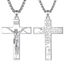 EUDORA Harmony Ball Sterling Silber S925 Kreuz Kette Mit Bibelvers für Damen Herren,Kruzifix Halskette Jesus Kreuz Anhänger Glaube Schmuck Christlicher Geschenk für Herren Frauen, 22"+2"
