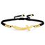 VASSAGO Zulfiqar Armband für Frauen Männer Edelstahl Imam Ali Schwert Anhänger Islamisches arabisches Geflochtenes Seil-Schnur Islam Muslimischer Schmuck (String-B-G)