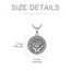 enjoylifecreative Allah Halskette für Herren Damen 925er Sterling Silber Arabische Muslim Anhänger Kette Islam Muslimische Religiöses Schmuck Geschenke für Frauen Männer