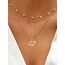 U7 Allah Kette für Damen Herren Halskette mit Allah Anhänger Gold Muslimisch Allah Halskette Edelstahl Arabische Halskette Islam Kette Islamisch Kettenanhänger Muslim Religion Collier Schmuck für Opa