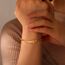 VASSAGO Zulfiqar Armband für Frauen Männer Edelstahl Imam Ali Schwert Anhänger Islamisches arabisches Geflochtenes Seil-Schnur Islam Muslimischer Schmuck (String-R-G)