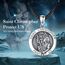 EUDORA Heiliger Christophorus Kette für Herren Damen 925 Sterling Silber Christophorus Halsketten für Herren Frauen Glücksbringer Anhänger, Kettenlänge 24 Zoll