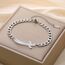 VASSAGO Zulfiqar Armband für Frauen Männer Edelstahl Imam Ali Schwert Armband Islamisches arabisches Geflochtenes Seil-Schnur Islam Muslimischer Schmuck