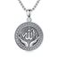 enjoylifecreative Allah Halskette für Herren Damen 925er Sterling Silber Arabische Muslim Anhänger Kette Islam Muslimische Religiöses Schmuck Geschenke für Frauen Männer