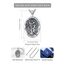 EUDORA Harmony Ball Heiliger Christophorus Kette Medaille für Damen Herren Sterling Silber 925, Christophorus Anhänger Halskette Amulett Christlicher Schmuck, Geschenke für Frauen Ihn, 22Zoll +2Zoll