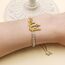 JunyiDIY Goldvergoldetes Allah Tennisarmband für den Islam, funkelnde Zirkonia-Kristallkette Schutz Glücksbringer-Schmuck für Frauen beste Freundin Schwestern zum Geburtstag Freundschaftsgeschenk