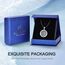 EUDORA Heiliger Christophorus Kette für Herren Damen 925 Sterling Silber Christophorus Halsketten für Herren Frauen Glücksbringer Anhänger, Kettenlänge 24 Zoll