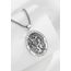 EUDORA Harmony Ball Heiliger Christophorus Kette Medaille für Damen Herren Sterling Silber 925, Christophorus Anhänger Halskette Amulett Christlicher Schmuck, Geschenke für Frauen Ihn, 22Zoll +2Zoll