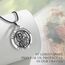 EUDORA Heiliger Christophorus Kette für Herren Damen 925 Sterling Silber Christophorus Halsketten für Herren Frauen Glücksbringer Anhänger, Kettenlänge 24 Zoll