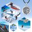 EUDORA Heiliger Christophorus Kette für Herren Damen 925 Sterling Silber Christophorus Halsketten für Herren Frauen Glücksbringer Anhänger, Kettenlänge 24 Zoll