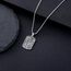 ROMANTICWORK Allah Kette Sterling Silber 925 Islam Kette Muslimische Halskette Arabische Kalligraphie Mashallah Erkennungsmarke Anhänger Islamischer Schmuck Geschenke für Männer Herren Damen