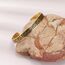 Dreamtimes Muslim Allah Islam Armband für Frauen Männer Edelstahl arabischen Buchstaben Armbänder Lotus Blumen Openable Armreifen Armbänder Allah Islam Eid Ramadan Manschette Armband (Gold)