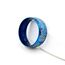 Uloveido 8mm Schwarzer Blauer Goldener Edelstahl Islamischer Muslimischer Muhammad Shahada Arabischer Gott Allah Botschafter Ring für Männer Jungen. (Blau, 17.5)