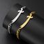 VASSAGO Zulfiqar Armband für Frauen Männer Edelstahl Imam Ali Schwert Armband Islamisches arabisches Geflochtenes Seil-Schnur Islam Muslimischer Schmuck