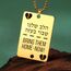 VASSAGO Bring Them Home Now Halskette Israel Military Jewelry Stand mit Israel Edelstahl Dog Tag Anhänger Israel Halskette für Männer Frauen (islam bring them home now herz halskette-box kette)