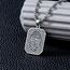 enjoylifecreative Allah Halskette für Herren 925er Sterling Silber Arabische Muslim Anhänger Kette Islam Muslimische Religiöses Schmuck Geschenke für Männer