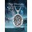 EUDORA Harmony Ball Heiliger Christophorus Kette Medaille für Damen Herren Sterling Silber 925, Christophorus Anhänger Halskette Amulett Christlicher Schmuck, Geschenke für Frauen Ihn, 22Zoll +2Zoll
