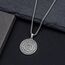 enjoylifecreative Allah Halskette für Herren Damen 925er Sterling Silber Arabische Muslim Anhänger Kette Islam Muslimische Religiöses Schmuck Geschenke für Frauen Männer