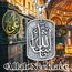 ROMANTICWORK Allah Kette Sterling Silber 925 Islam Kette Muslimische Halskette Arabische Kalligraphie Mashallah Erkennungsmarke Anhänger Islamischer Schmuck Geschenke für Männer Herren Damen