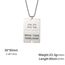 VASSAGO Bring Them Home Now Halskette Israel Military Jewelry Stand mit Israel Edelstahl Dog Tag Anhänger Israel Halskette für Männer Frauen (Silber bringen sie nach Hause jetzt Halskette-Box Kette)