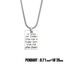 VASSAGO Bring Them Home Now Halskette Israel Military Jewelry Stand mit Israel Edelstahl Dog Tag Anhänger Israel Halskette für Männer Frauen (Silber Aaronic segen halskette)
