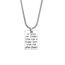 VASSAGO Bring Them Home Now Halskette Israel Military Jewelry Stand mit Israel Edelstahl Dog Tag Anhänger Israel Halskette für Männer Frauen (Silber Aaronic segen halskette)