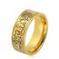 UNIFT 8 mm Breiter Ring für Männer und Frauen - Islam, Muslimisch, Allah, Edelstahl - Islamisches Gebet, Religiöser Schmuck - Größe 9