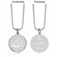 TIMANDO Damen Kette Allah arabische Schrift Islam