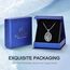EUDORA Harmony Ball Heiliger Christophorus Kette Medaille für Damen Sterling Silber 925, Hl. Christophorus Halskette Amulett Anhänger Christlicher Schmuck, Geschenke für Damen Herren, 24Zoll + 20Zoll