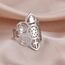 Verstellbarer Ring mit Lotusblüte, Om, Kreuz, Islam, Stern, Mond, Davidstern, Yin Yang, Yoga-Ring für Frauen, Mädchen, religiöser Schmuck, Geschenk, Edelstahl