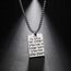 VASSAGO Bring Them Home Now Halskette Israel Military Jewelry Stand mit Israel Edelstahl Dog Tag Anhänger Israel Halskette für Männer Frauen (Silber Aaronic segen halskette)