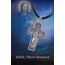 EUDORA Harmony Ball Sterling Silber 925 Guter Hirte Kreuz Kette für Damen Herren, Heiliger Jesus Kreuz Amulett Anhänger Religiöser Halskette Vintage Kreuz Schmuck, Geschenk für Herren Frauen, 61cm