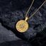 EUDORA Harmony Ball Heiliger Benedikt Kette Medaille für Damen Herren 18K Vergoldetes Sterling Silber, St. Benedikt Halskette Amulett Anhänger Christlicher Schmuck, Geschenke für Frauen Männer, 55CM