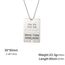 VASSAGO Bring Them Home Now Halskette Israel Military Jewelry Stand mit Israel Edelstahl Dog Tag Anhänger Israel Halskette für Männer Frauen (Silberne Halskette Bring sie jetzt nach Hause)