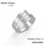 VASSAGO Einstellbare islamische Ayatul Kursi Ring/Armband für Frauen Männer Muslim Allah Koran Ringe Arabisch Kalligraphie Islam Eid Islamischer Ringe Schmuck Geschenke (Silber Ayatul Kursi ring)