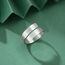 VASSAGO Einstellbare islamische Ayatul Kursi Ring/Armband für Frauen Männer Muslim Allah Koran Ringe Arabisch Kalligraphie Islam Eid Islamischer Ringe Schmuck Geschenke (Silber Ayatul Kursi ring)