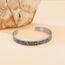 Dreamtimes Muslim Allah Islam Armband für Frauen Männer Edelstahl arabischen Buchstaben Armbänder Lotus Blumen Openable Armreifen Armbänder Allah Islam Eid Ramadan Manschette Armband (Silber)