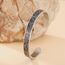 Dreamtimes Muslim Allah Islam Armband für Frauen Männer Edelstahl arabischen Buchstaben Armbänder Lotus Blumen Openable Armreifen Armbänder Allah Islam Eid Ramadan Manschette Armband (Silber)