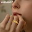 VASSAGO Edelstahl Ringe für Männer Frauen Trendy Muslim Allah Ring Islam Arabisch Shahada Ring Schmuck Geschenke