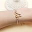 JunyiDIY Rosévergoldetes islamisches Armband, Allah-Charm-Tennis-Kubikzirkonia-Kette, Wahre-Gott-Schutz- und Friedenstalisman-Schmuck für Männer Frauen Familientreffen und religiöse Zeremonien